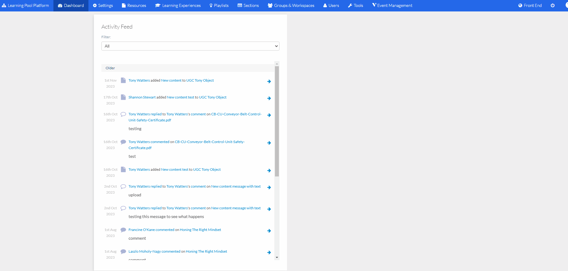 Playlist Unenrolment Behavior.gif