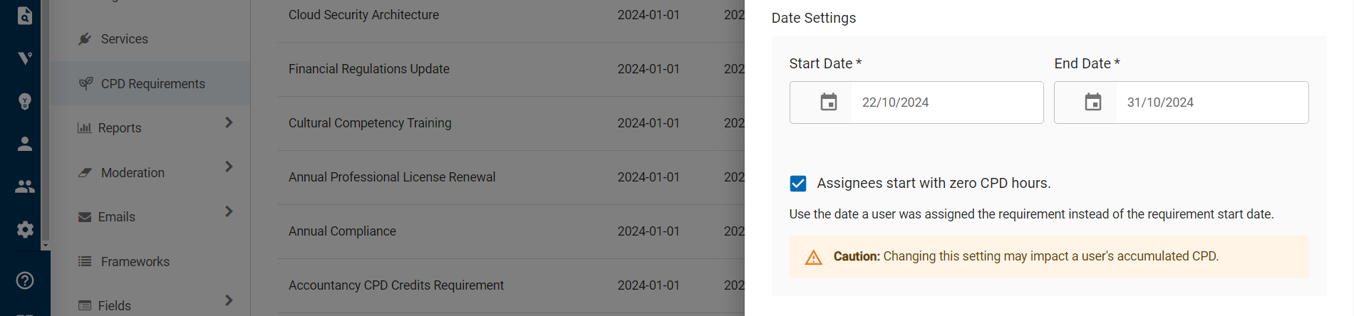 CPD Requirements - Assignees start with zero CPD.png