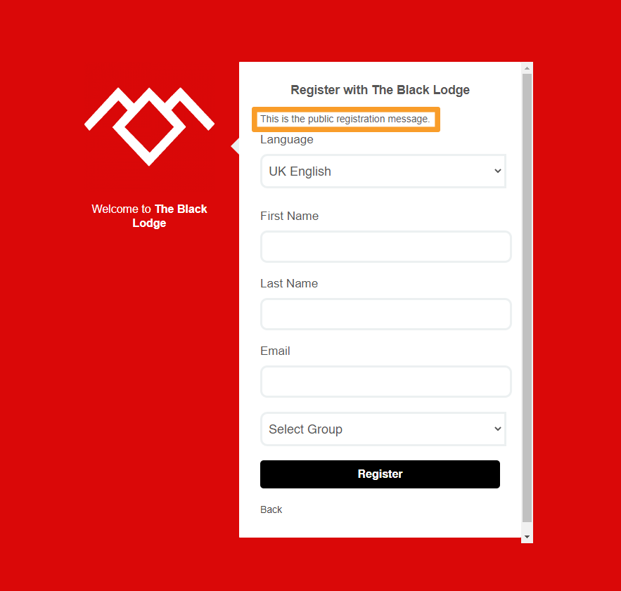 Enabling public registration – Learning Pool Help Centre
