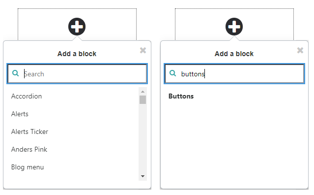 Adding blocks – Learning Pool Help Centre