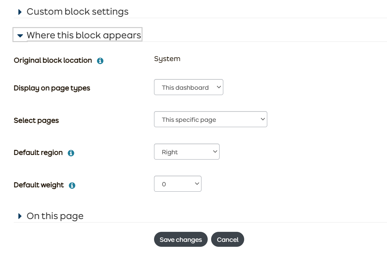 Report table block Learning Pool Help Centre